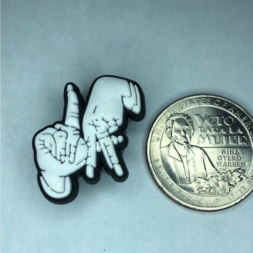 10/$13 LA Hand Crocs Charm Jibbitz - Picture 2 of 2